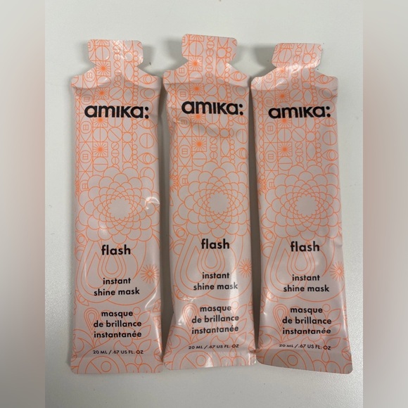 Amika Flash Shine Mask Set of 3 20ml each - Picture 1 of 1
